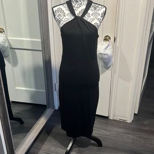Black cocktail dress